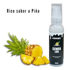 Lubricante Semen Lub sabor piña 60ml