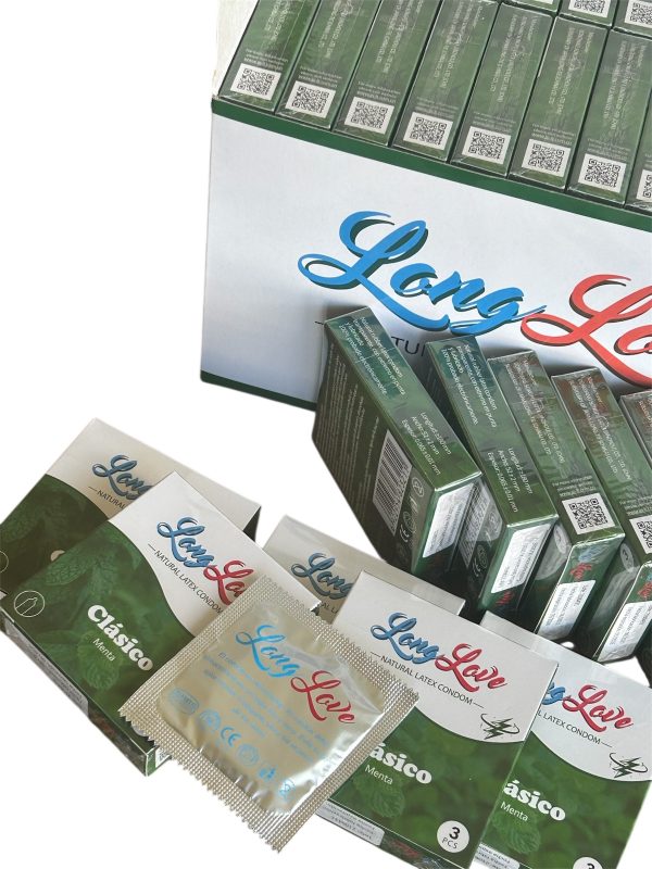 Caja Condones (preservativos) sabor dulce menta 48 cajitas